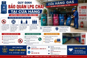 Quy định bảo quản LPG chai tại cửa hàng