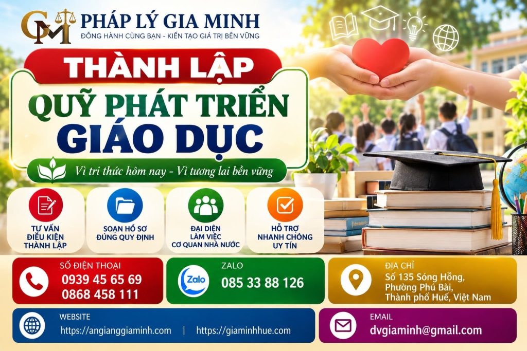 Thành lập quỹ phát triển giáo dục