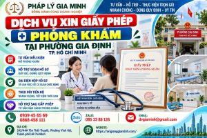 Dịch vụ xin giấy phép phòng khám tại phường Gia Định TPHCM