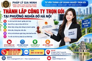 Thành lập công ty trọn gói tại phường Nghĩa Đô Hà Nội