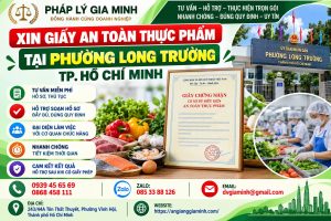 Xin giấy an toàn thực phẩm tại phường Long Trường TPHCM